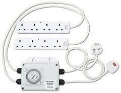 MAXIBRIGHT MAXISWITCH 8 WAY 26A WITH GRASSLIN TIMER