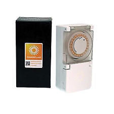 Powerplant Heavy Duty Timer 24 Hour 15 Minutes Grow Light 600w Timer Hydroponics