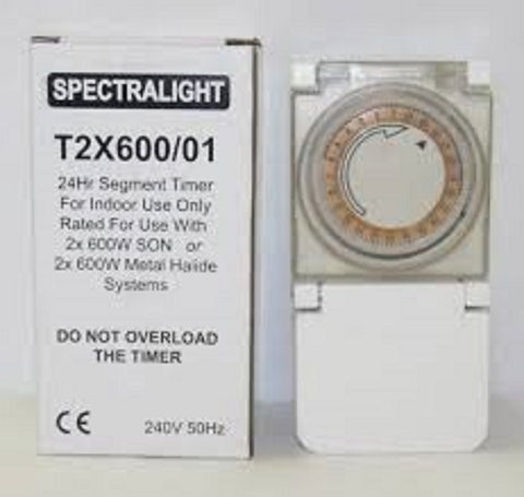 timer for 2x 600w lights