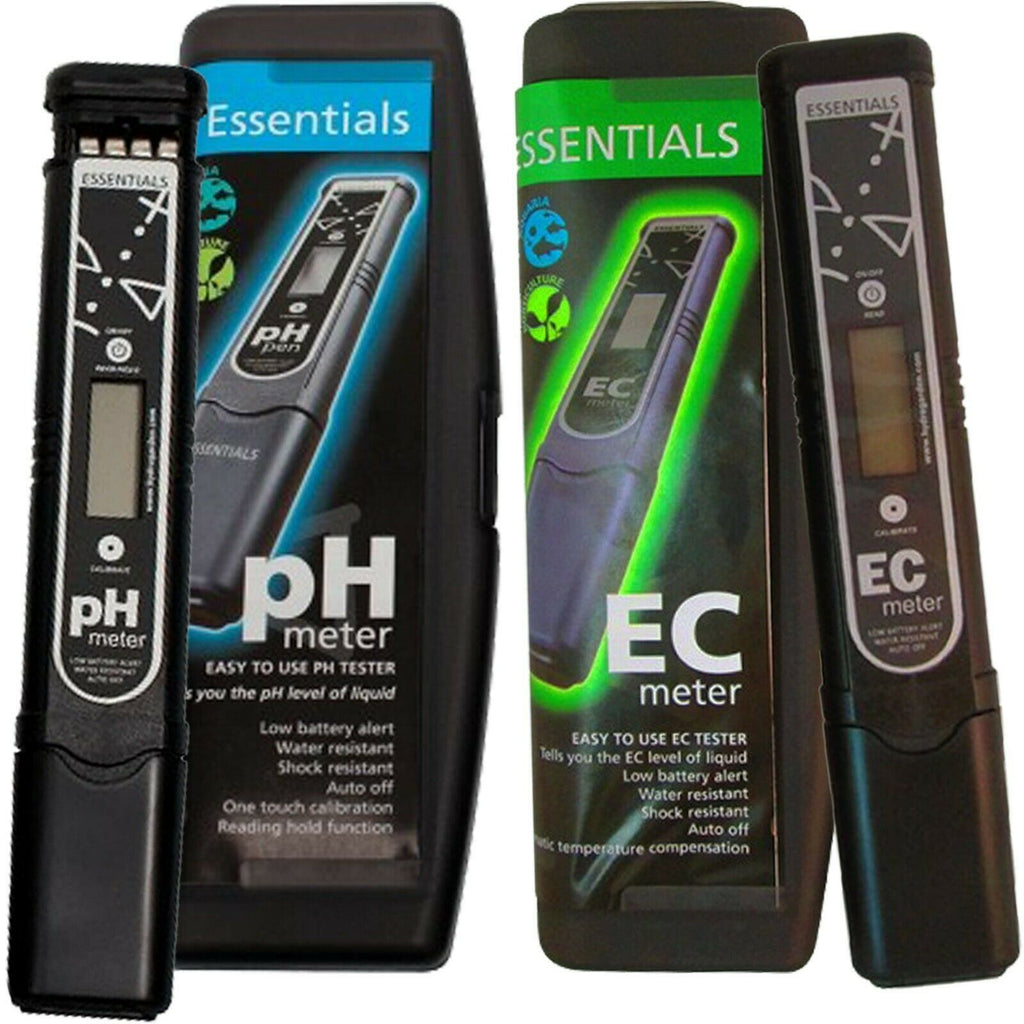 Essentials pH and EC Meter Pen Bundle Nutrient Management Control Hydroponics