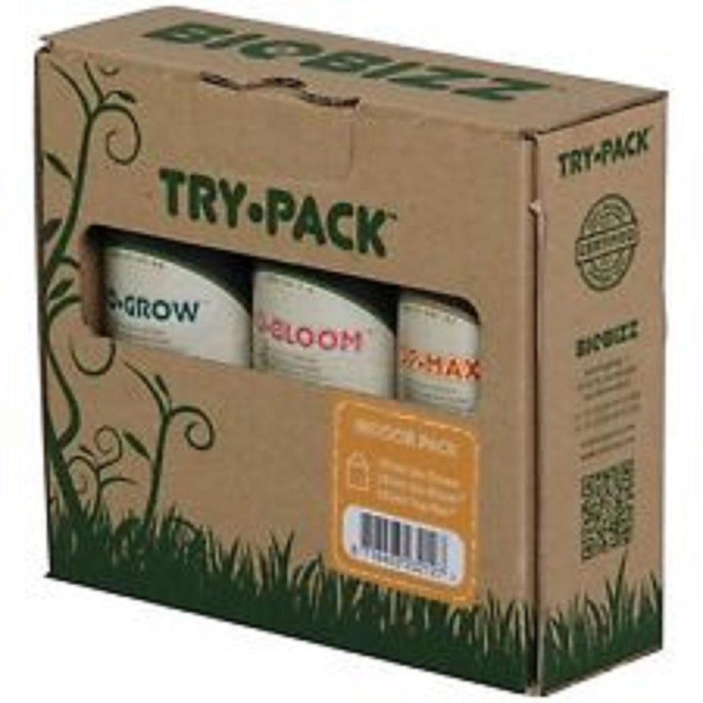 BioBizz Indoor Try Pack - Bio Grow, Bloom, Top Max 250ml *ORIGINAL* Non-Decanted