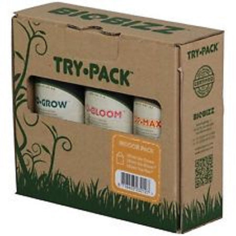 BioBizz Indoor Try Pack - Bio Grow, Bloom, Top Max 250ml *ORIGINAL* Non-Decanted