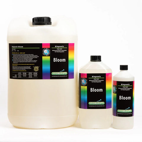 Share Bioponic HydroTops Hydro Bloom A&B (Black Top) – Soft Water - Hydroponics Brand