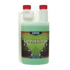 CANNA FLUSH REMOVES EXCESS NUTRIENTS HYDROPONICS ADDITIVE 1L