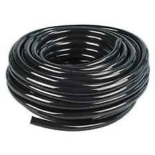 IWS PIPE 16MM 15M ROLL BLACK PVC PLASTIC FLEXIBLE TUBING HYDROPONICS