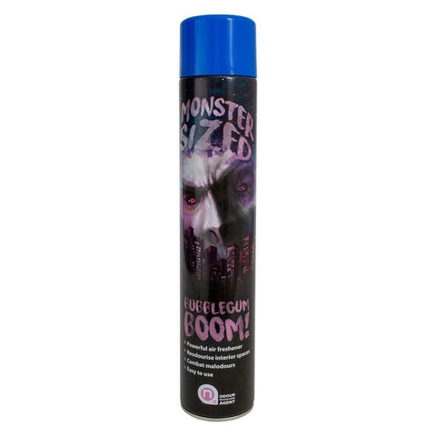 Monster Sized Bubblegum Boom 750ml Hydroponic Air Freshener Odour Control Spray