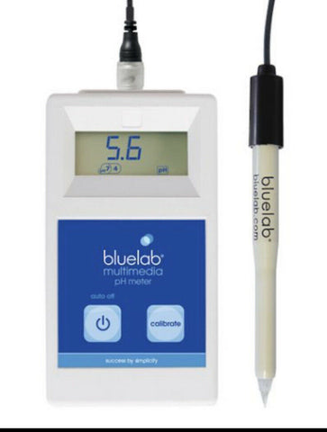 Bluelab Multimedia pH Meter The pH level of solutions, soils, substrates, media