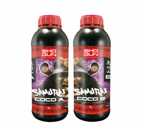 Shogun Samurai Coco 1L A & B Grow & Bloom Nutrient Hydroponics