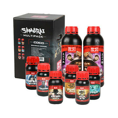 Shogun Samurai Coco Multipack Hydroponic Nutrient Feed & Boosters, Starter Pack